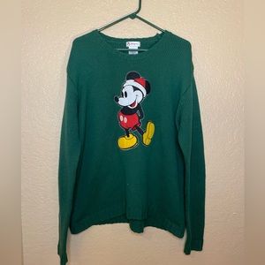 Vintage Mens Mickey Knitted Crew